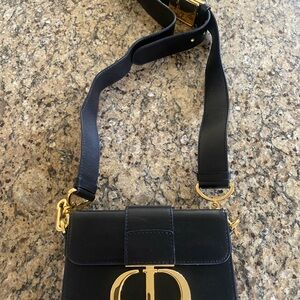 Dior Black Crossbody Bag with Gold Hardware